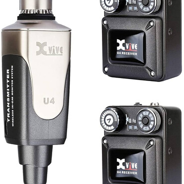 U4R2 IEM wireless system--One Transmitter and two Receivers