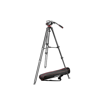 Manfrotto MVK502AM-1 502 fluid video head MVT502AM alu twin leg tripod