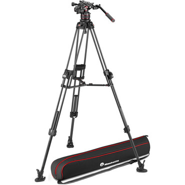 Manfrotto MVK612WINMA Nitrotech 612 & Alu Twin MS Tripod